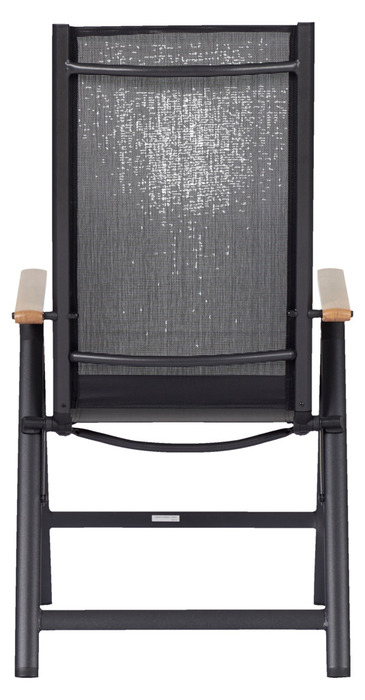 Havestol 7 positioner sort/teak - Outfit